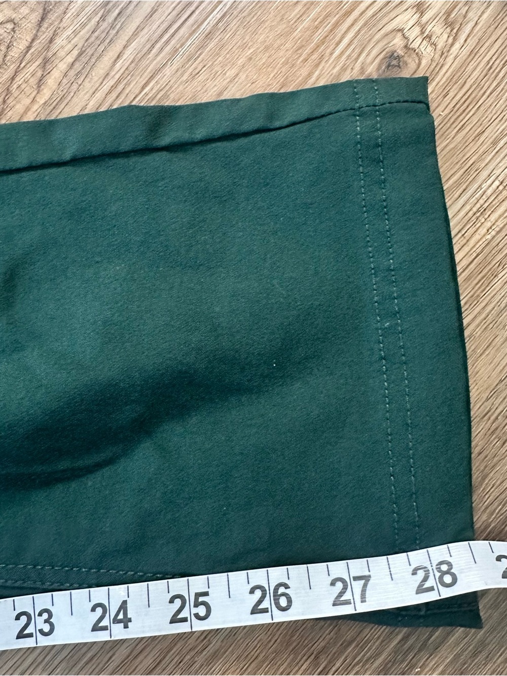 Prana Halle Straight Leg Pants Women 6 Green Hiking Stretch Mid Rise UPF Outdoor - Picture 11 of 13